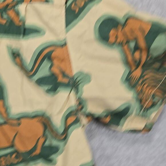 Vans X Mami Wata Shirt Men Small Beige Button Up Classic Fit African Surf - Picture 7 of 12